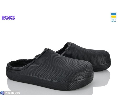 Чоловічі сабо на зиму (8 пар р.41-44) чорний  "Roks"