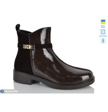 Черевики жіночі на весну/осінь (6 пар р.37-41) коричневий  "LIKA"