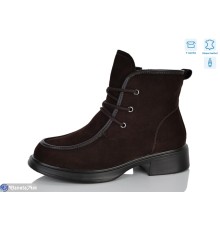 Черевики жіночі на зиму (8 пар р.37-41) коричневий  "LIMPO"