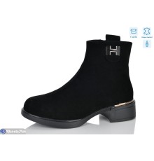 Черевики жіночі на зиму (8 пар р.37-41) чорний  "LIMPO"