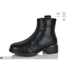 Черевики жіночі на зиму (8 пар р.37-41) чорний  "LIMPO"