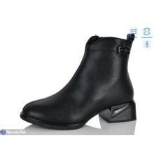 Черевики жіночі на зиму (8 пар р.37-41) чорний  "LIMPO"