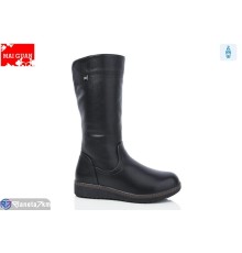 Чоботи жіночі на зиму (8 пар р.37-42) чорний  "Maiguan"