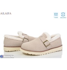 Туфлі жіночі на зиму (8 пар р.36-41) бежевий  "Latifa"