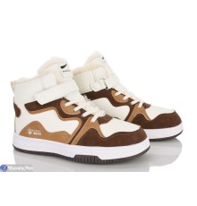 Дитячі кросівки на зиму (8 пар р.36-41) коричневий  "Laifakids"