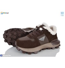 Дитячі кросівки на зиму (8 пар р.36-41) коричневий  "Bessky-Kellaifeng"
