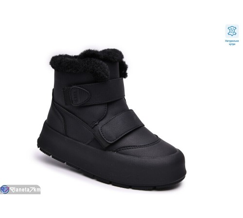Черевики дитячі на зиму (8 пар р.32-37) чорний  "TOMMY"