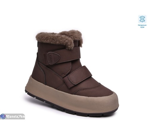 Черевики дитячі на зиму (8 пар р.32-37) коричневий  "TOMMY"