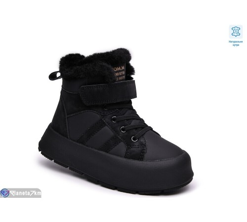 Черевики дитячі на зиму (8 пар р.32-37) чорний  "TOMMY"