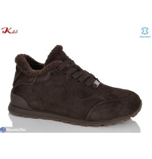 Кросівки жіночі на зиму (6 пар р.36-41) коричневий  "Jiulai-Kadisalun"