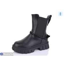 Черевики дитячі на зиму (8 пар р.32-37) чорний  "Laifakids"