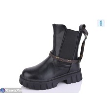 Черевики дитячі на зиму (8 пар р.32-37) чорний  "Laifakids"