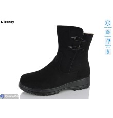 Черевики жіночі на зиму (6 пар р.36-41) чорний  "Trendy"