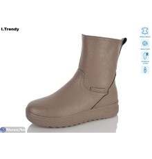 Черевики жіночі на зиму (6 пар р.36-41) коричневий  "Trendy"