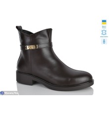 Черевики жіночі на зиму (6 пар р.37-41) коричневий  "LIKA"