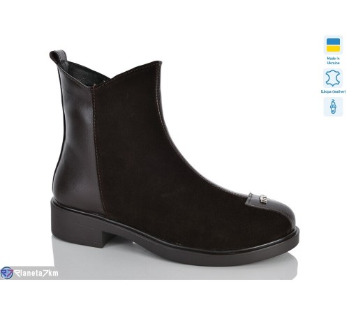 Черевики жіночі на весну/осінь (6 пар р.37-41) коричневий  "LIKA"