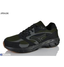 Кросівки чоловічі на весну/осінь (8 пар р.40-45) зелений  "Spencer"