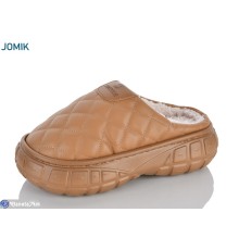 Тапки жіночі на зиму (12 пар р.36-41) коричневий  "IZY"