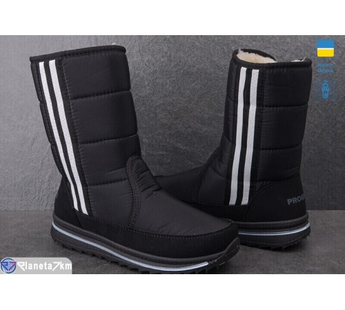 Дутики жіночі на зиму (6 пар р.37-42) чорний  "OLLA"