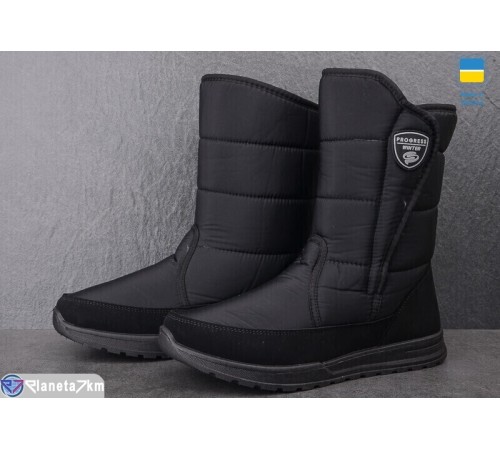 Дутики чоловічі на зиму (6 пар р.41-45) чорний  "OLLA"