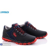 Кросівки чоловічі на зиму (8 пар р.40-45) чорний  "LEOBAZA"