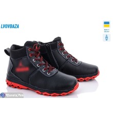 Черевики дитячі на зиму (10 пар р.36-41) чорний  "LEOBAZA"
