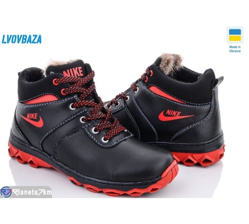 Черевики дитячі на зиму (10 пар р.34-39) чорний  "LEOBAZA"