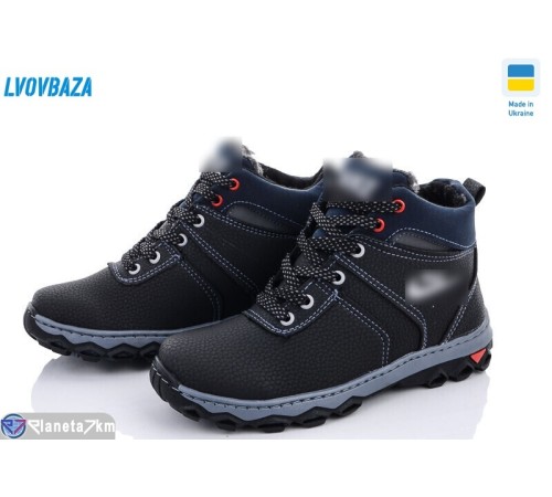 Черевики дитячі на зиму (10 пар р.34-39) чорний  "LEOBAZA"