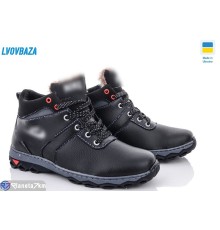 Черевики дитячі на зиму (10 пар р.34-39) чорний  "LEOBAZA"