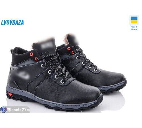 Черевики дитячі на зиму (10 пар р.34-39) чорний  "LEOBAZA"