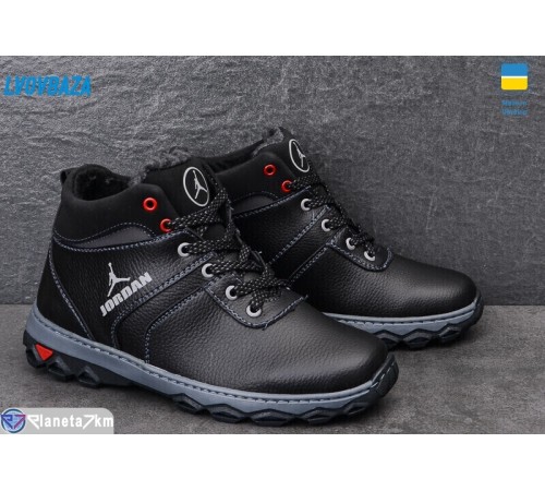 Черевики дитячі на зиму (10 пар р.34-39) чорний  "LEOBAZA"