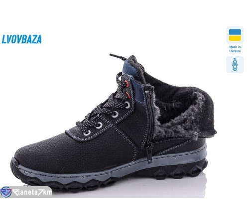 Черевики дитячі на зиму (10 пар р.36-41) чорний  "LEOBAZA"