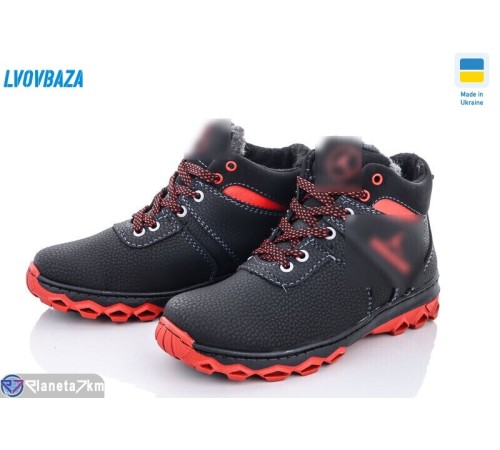 Черевики дитячі на зиму (10 пар р.34-39) чорний  "LEOBAZA"