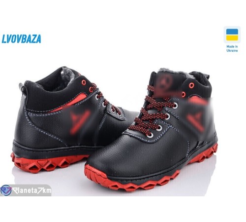 Черевики дитячі на зиму (10 пар р.34-39) чорний  "LEOBAZA"