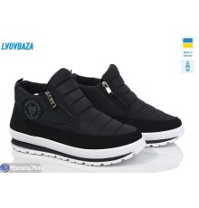 Дутики жіночі на зиму (8 пар р.38-41) чорний  "LEOBAZA"