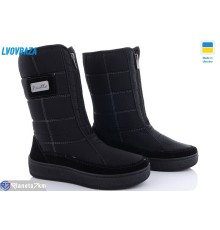 Дутики жіночі на зиму (8 пар р.37-42) чорний  "LEOBAZA"