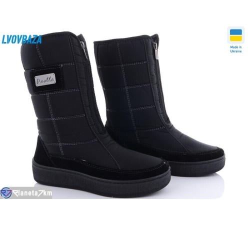 Дутики жіночі на зиму (8 пар р.37-42) чорний  "LEOBAZA"