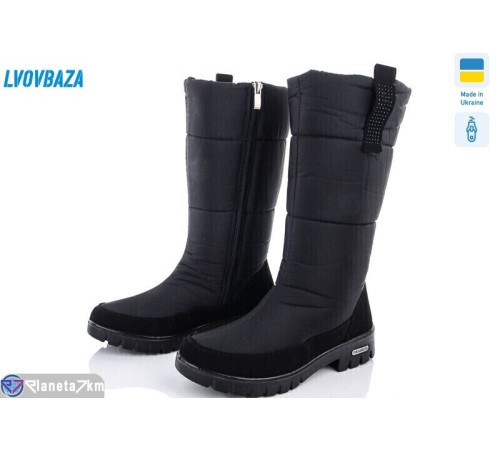 Дутики жіночі на зиму (6 пар р.37-41) чорний  "LEOBAZA"