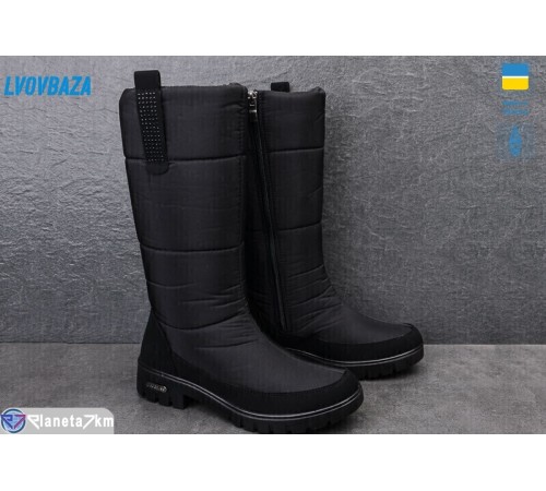 Дутики жіночі на зиму (6 пар р.37-41) чорний  "LEOBAZA"