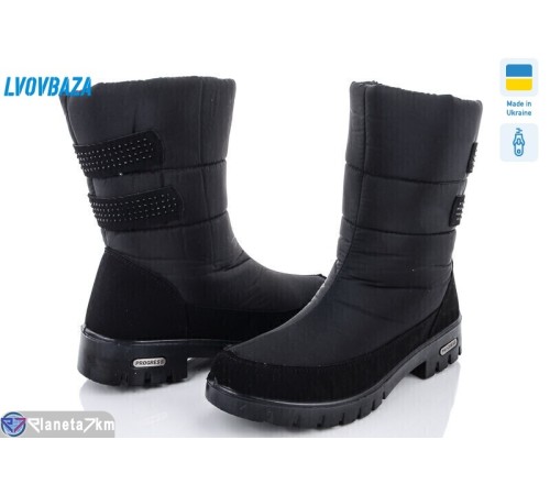 Дутики жіночі на зиму (6 пар р.37-41) чорний  "LEOBAZA"