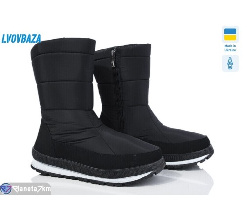 Дутики жіночі на зиму (8 пар р.38-41) чорний  "LEOBAZA"