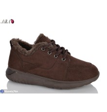 Кросівки жіночі на зиму (8 пар р.37-41) коричневий  "Aba"