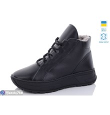 Черевики жіночі на зиму (6 пар р.36-40) чорний  "Marmilad"