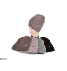 Шапка жіноча на зиму (5 шт. р.сетка 56-60) мікс  "Angell"