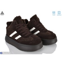 Кросівки жіночі на зиму (8 пар р.36-41) коричневий  "STILLI Group"
