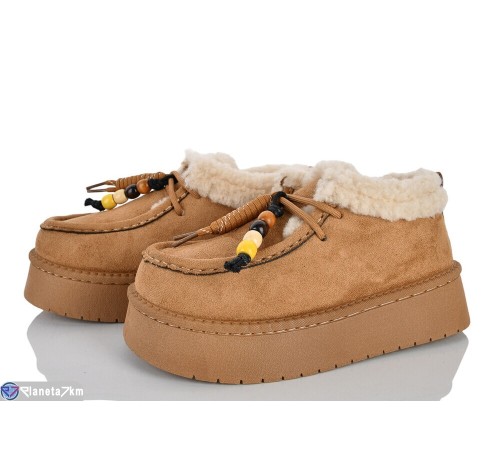 Уггі жіночі на зиму (10 пар р.37-42) camel  "LAIFA"