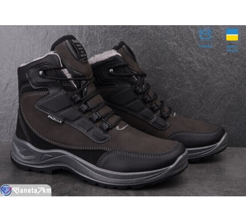 Черевики чоловічі на зиму (8 пар р.40-46) коричневий  "OLLA"