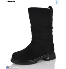 Чоботи жіночі на зиму (6 пар р.40-43) чорний  "Trendy"