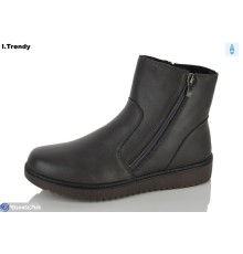 Черевики жіночі на зиму (8 пар р.37-42) сірий  "Trendy"
