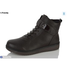 Черевики жіночі на зиму (6 пар р.41-43) коричневий  "Trendy"